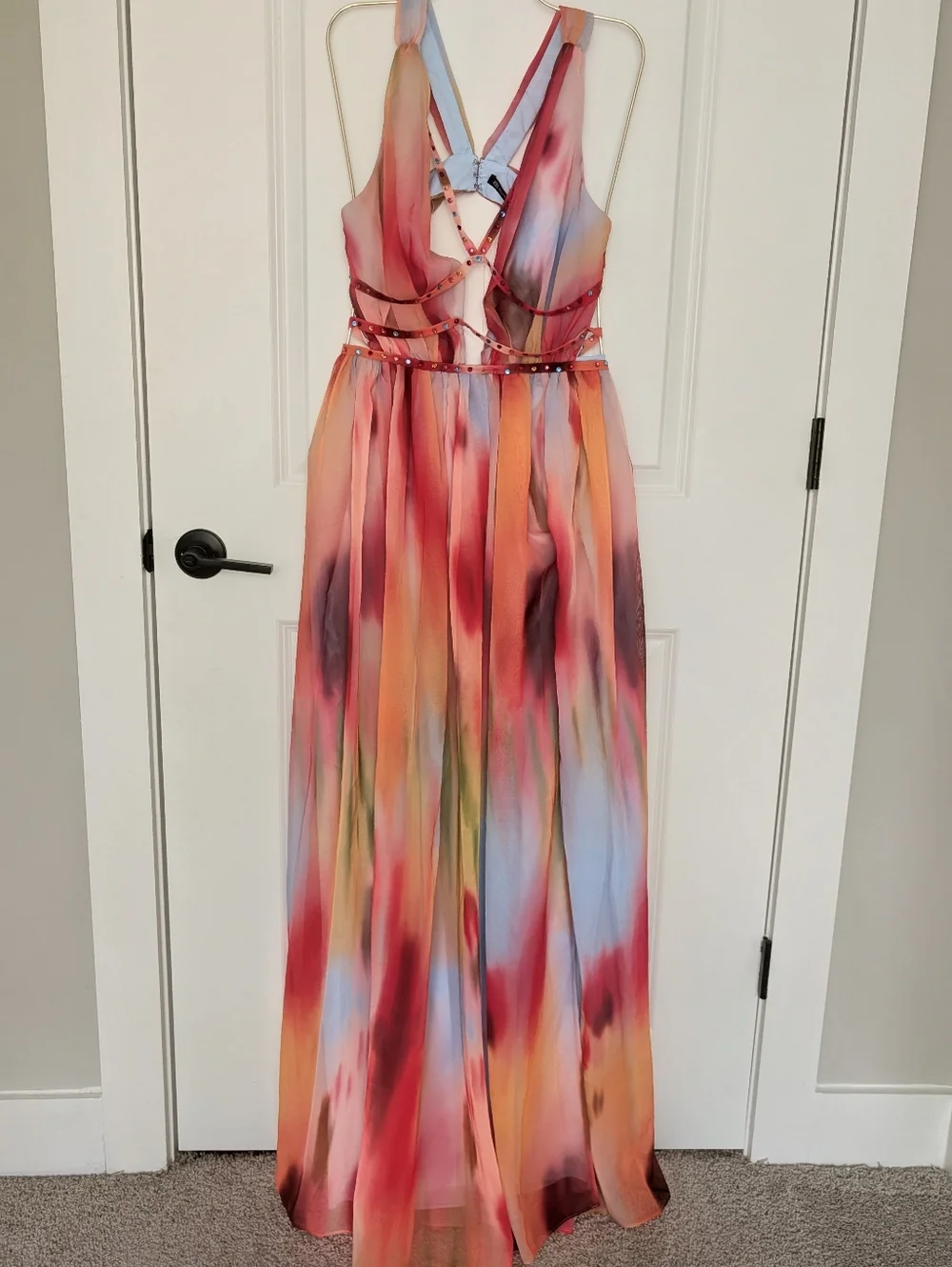 Eileen Printed Slit Maxi Dress - Picture 4 of 10